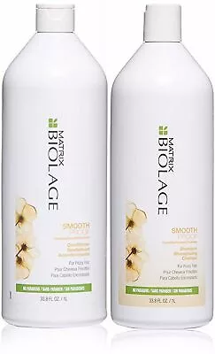 Matrix Biolage SMOOTHPROOF Shampoo And Conditioner Litre Duo 33.8 Oz Each • $57.20