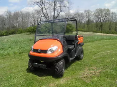 Kubota RTV 400/500/520 Scratch Resistant MR10 Lexan Windshield W/ Quick Straps • $511.95