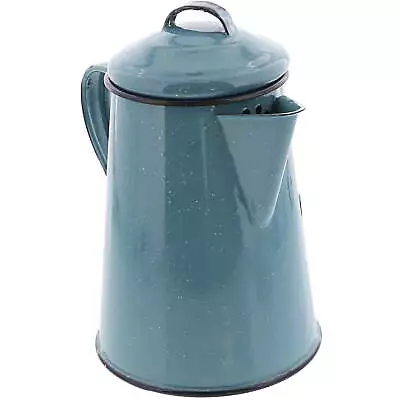 Cinsa Enamel Coffee Pot 1.5 Qt Urn 32620 Blue • $19.99