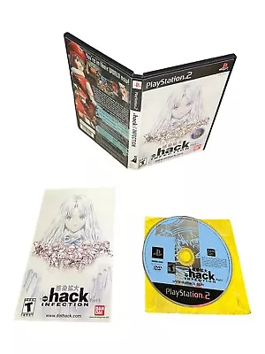 Sony PlayStation 2 PS2 CIB COMPLETE TESTED .hack INFECTION Part 1 • $19.99