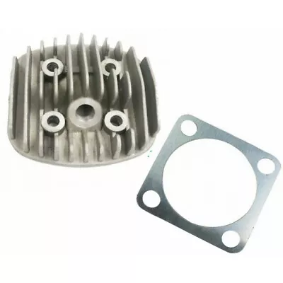 JZsports Silver Cylinder Head 80cc/66cc And Gasket - 2 Stroke Motorized Bicycle • $12.66