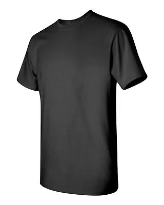 12 BLACK GILDAN T-Shirts Cotton Heavyweight S M L XL 2XL 3XL 4XL 5XL BULK LOT • $43.64