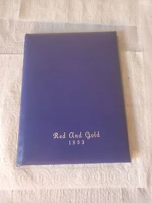 High School Yearbook The Red & Gold La Porte City Iowa Iowa 1953 Annual  • $7.99