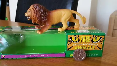 £2.95 • Buy Vintage Plastic Endangered Lion In Original Box PG Tips Promotional Item