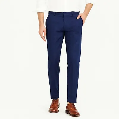 J.Crew Ludlow Suit Pant In Italian Chino | Admiral Blue | 31/32 | $158 • $94.99