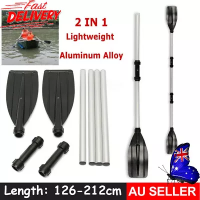 Kayak Paddle Detachable Lightweight Aluminum Alloy Boat Paddle DA • $22.78