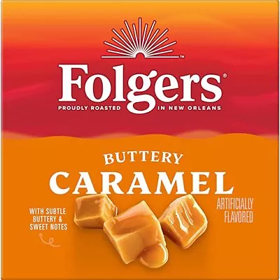 Folgers Buttery Caramel Coffee (Formally Caramel Drizzle) 24 To 144 Count K Cups • $24.89