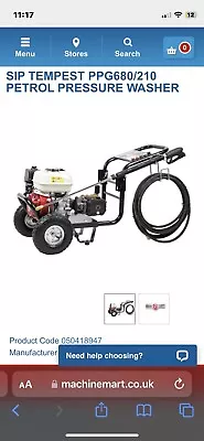 Petrol Power Washer Patio Cleaner • £850