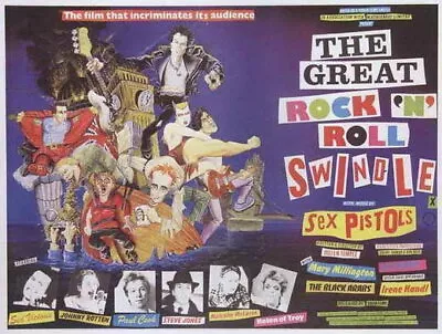 65583 The Great Rock N Roll Swindle Malcolm McLaren Wall Decor Print Poster • £25.01
