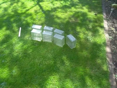 £25 • Buy Glass Brick/Blocks - 20cm X 20cm X 10cm Bathroom, Shower Wall. 7 In Total 