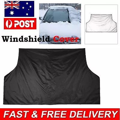 Fordable Snow Car Windshield Cover Sunshade Front Window Protect Visor Sun Shade • $17.49