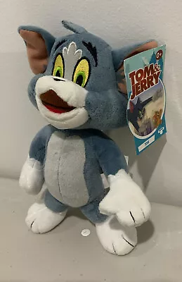 Genuine Tom & Jerry - Tom Cat  Plush 20cm Tall - Toy Soft Doll - BNWT • $25