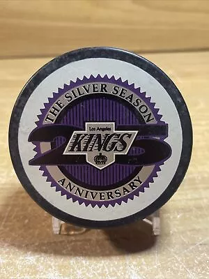 Vintage Los Angeles Kings La 25 Seasons The Silver Season Hockey Puck • $10.92