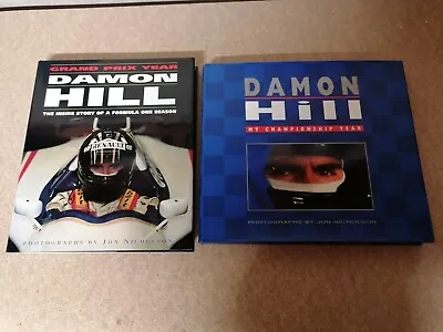 Damon Hill F1 Large Hardback Books X1 Signed  • £25