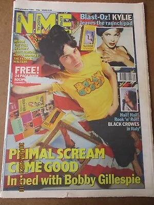 NME New Musical Express 21 September  1991 Bobby Gillespie • £6.99