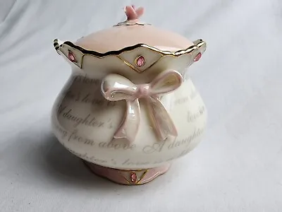 ARDLEIGH ELLIOTT MUSIC BOX Daughters Are A Blessing Porcelain Numbered • $15.99