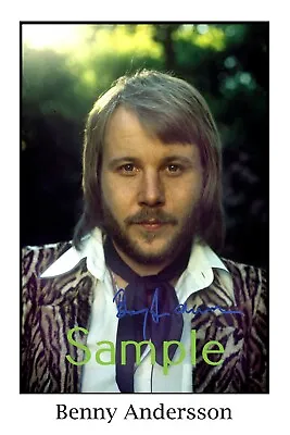 ABBA Benny Andersson Large Signed 12x18 Inch Photograph Poster - Top Quality  • $28.95