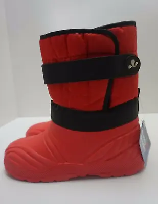Muddy Puddles Sporty Snow Boots Red Size Uk Kids  7 8 8.5 9 10 11 12 13 1 2 3 • £8.99