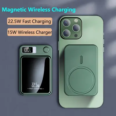 $48.62 • Buy 20000Mah Magnetic Qi Wireless Charger Power Bank 22.5W Fast Charging Powerbank