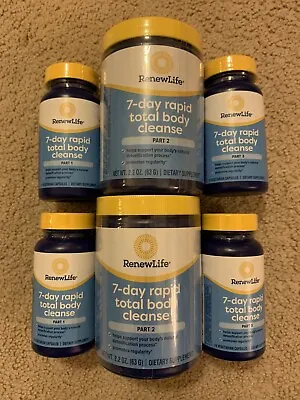 2 - RenewLife 7-Day Rapid Total Body Cleanse 3 Part Exp. 3/26 • $30