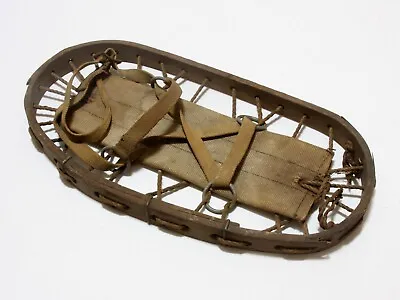 Wooden Snow Shoe Single Bear Paw British Military P.I. 1943 England Vintage 18  • $25