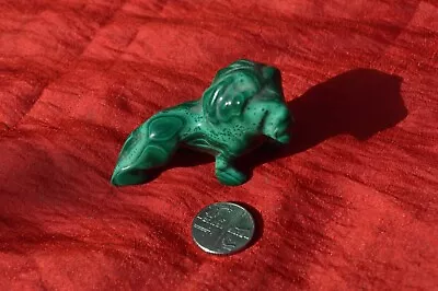 Small Polished Malachite Lion 55g A2847 • £8.25