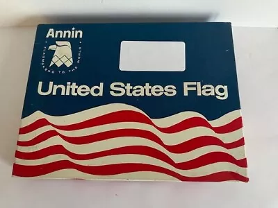 NEW Vintage 1970's 3x5' U.S. Flag By Annin Defiance 100% Cotton • $25