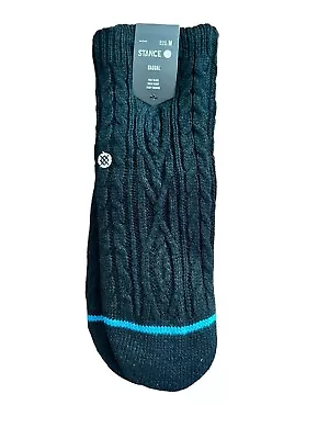 Stance Cable Knit Slipper Socks Rowan Slipper Size 8-10.5 Women 6-8.5 Men’s NWT • $15