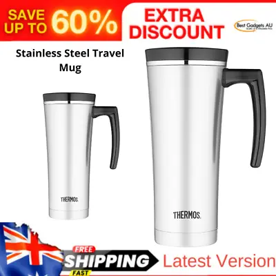 $43.56 • Buy Thermos Sipp Vacuum Insulated Stainless Steel Travel Mug, 470ml, Black Trim