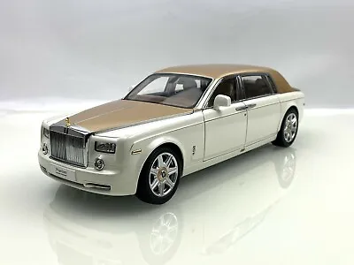 $309.99 • Buy KYOSHO 1:18 Rolls-Royce Phantom Extended Wheelbase White Diecast Metal Model Car