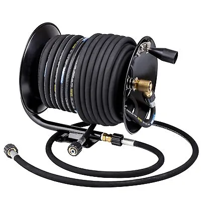 Reel And 100ft/30m Hose DN08 For Pressure Washer Karcher HD HDS + 2m 400bar HOSE • £169.92