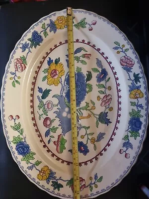 MASON'S LARGE IRONSTONE REGENCY   SERVING PLATTER 40 Cm • £15