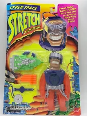 STRETCH ARMSTRONG ( CYBER SPACE) Vintage 1995 CAP Toys New Sealed • $59.99