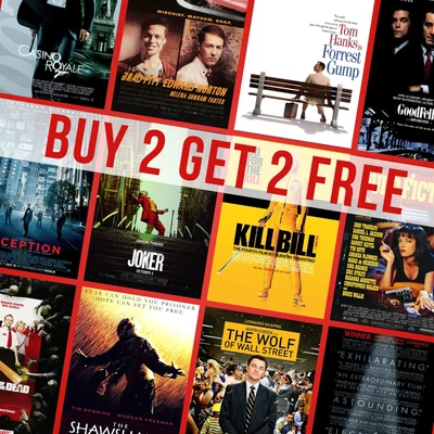 £3.99 • Buy All Time Great Movie Posters Classic Modern Cinema Wall Art Poster A4 A3 A2
