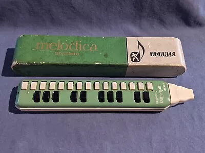 Vintage German Hohner Melodica Soprano Musical Instrument Original Box (Box Q3) • $72.86