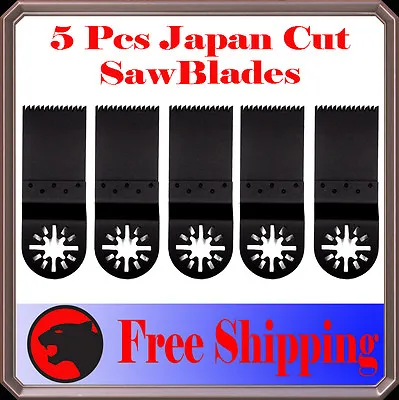 5 Japan Tooth Cut Oscillating Multi Tool Saw Blade For Mastercraft Ridgid Ryobi • $9.99