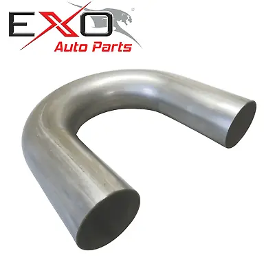 2 1/2  2.5  Inch (64mm) 180 Degree Mild Steel Mandrel Bend Exhaust Tube Pipe • $40.99