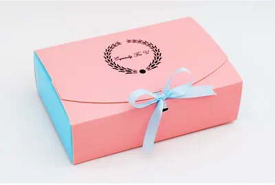 Pink Blue Bakery Box.Cake/ Cupcake Box /Cookies Macaron/Gift Box  ( Pack Of 12)  • $12.99