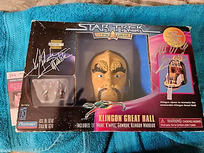 1997 Large Klingon   Autographed POP JSA Certified Gowron & Martok • $109.95