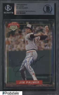 Jim Palmer HOF Signed 1994 Nabisco All-Star #2 Orioles AUTO BGS BAS • $0.99