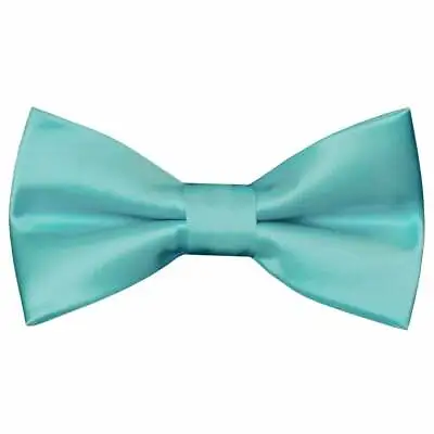 Pre Tied Tiffany Blue Boys Bow Tie Age 18 Months-3 Years Baby Tie Toddler Tie • £7.99