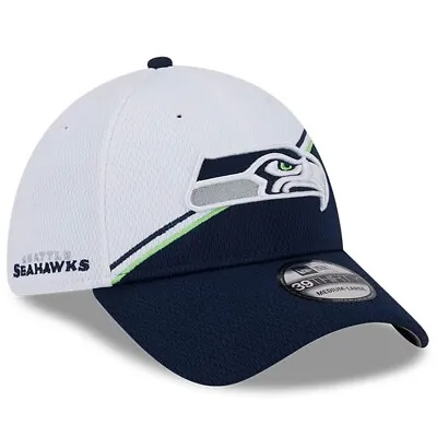 2023 Seattle Seahawks New Era 39THIRTY NFL Sideline On-Field Cap Flex Hat • $37.99