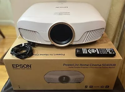 Epson PowerLite Home Cinema 5040UB 3LCD Projector - Mint Condition • $1600