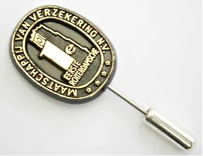 V959) Vintage Eersie Rotterdamsche Maatschappij Van Verzekering Pin Badge • $6.95