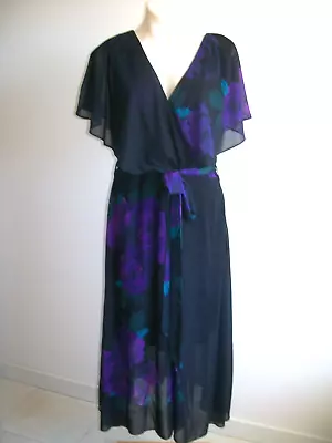 Plus Size Long Floaty Dress By City Chic. Size Xs Crossover With Tie Ex Cond • $15.95
