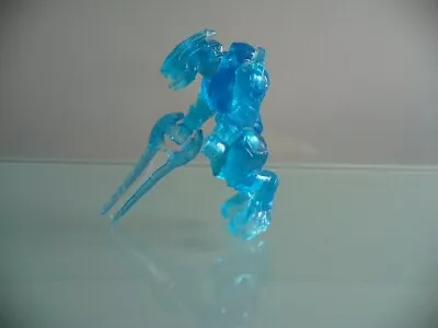 Mega Bloks Halo Covenant Figure Translucent Blue Covenant Elite Zealot Figure • £3