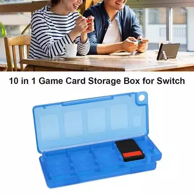 10 In 1 Game Card Case Protector Storage Box For Switch (Blue) • $11.09