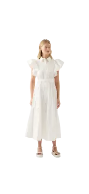 Aje. - Kindred Frill Midi Dress • $121.10