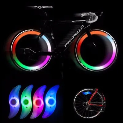 £3.99 • Buy Wheel Spoke Lights NEW Colour Changing LED Bike Bicycle Multicolour Lights