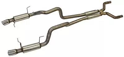 2011-14 Mustang GT Bassani 3  X-pipe Crossover Aft Cat Back Exhaust 5.0L 5011R5 • $1699